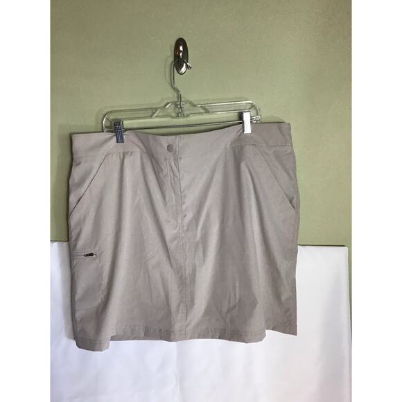 32 degrees Women Lightweight Golf Skort Sz. XXL NWT Beige Activewear Comfort - Picture 4 of 13
